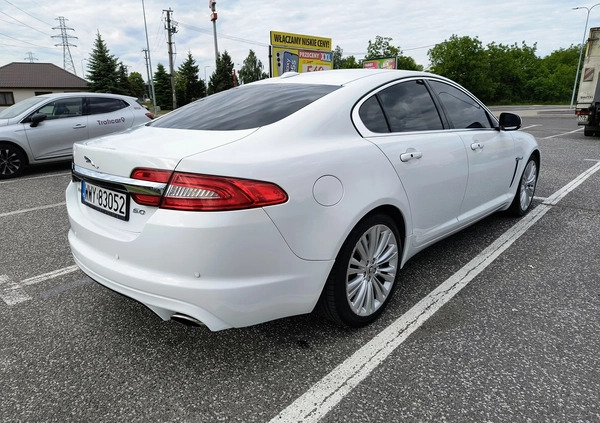 Jaguar XF cena 51900 przebieg: 251121, rok produkcji 2012 z Wyszków małe 211